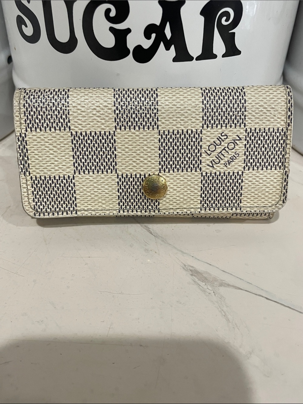 Louis Vuitton Damier Azur Keyholder